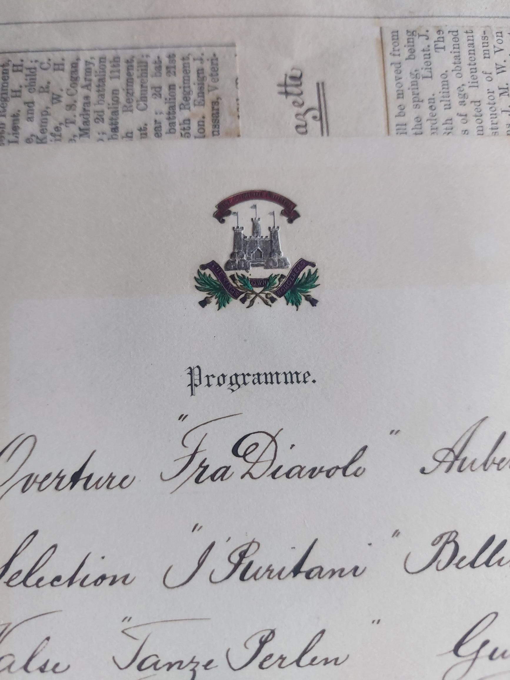 The Scrapbook of A.H. Turner, 2nd Battalion, The King’s Own Borderers